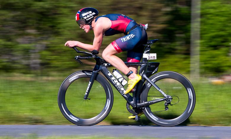 Vinner av herreklassen lang løype Casper Stornes. Foto: May Elin Aunli